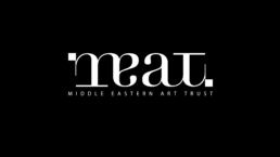 Image showcasing the final MEAT logo in reverse.