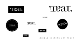 Image showcasing variations of the final MEAT logo in different forms.