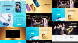 An image showcasing Samsung Galaxy A pre-order website screen Compilation.