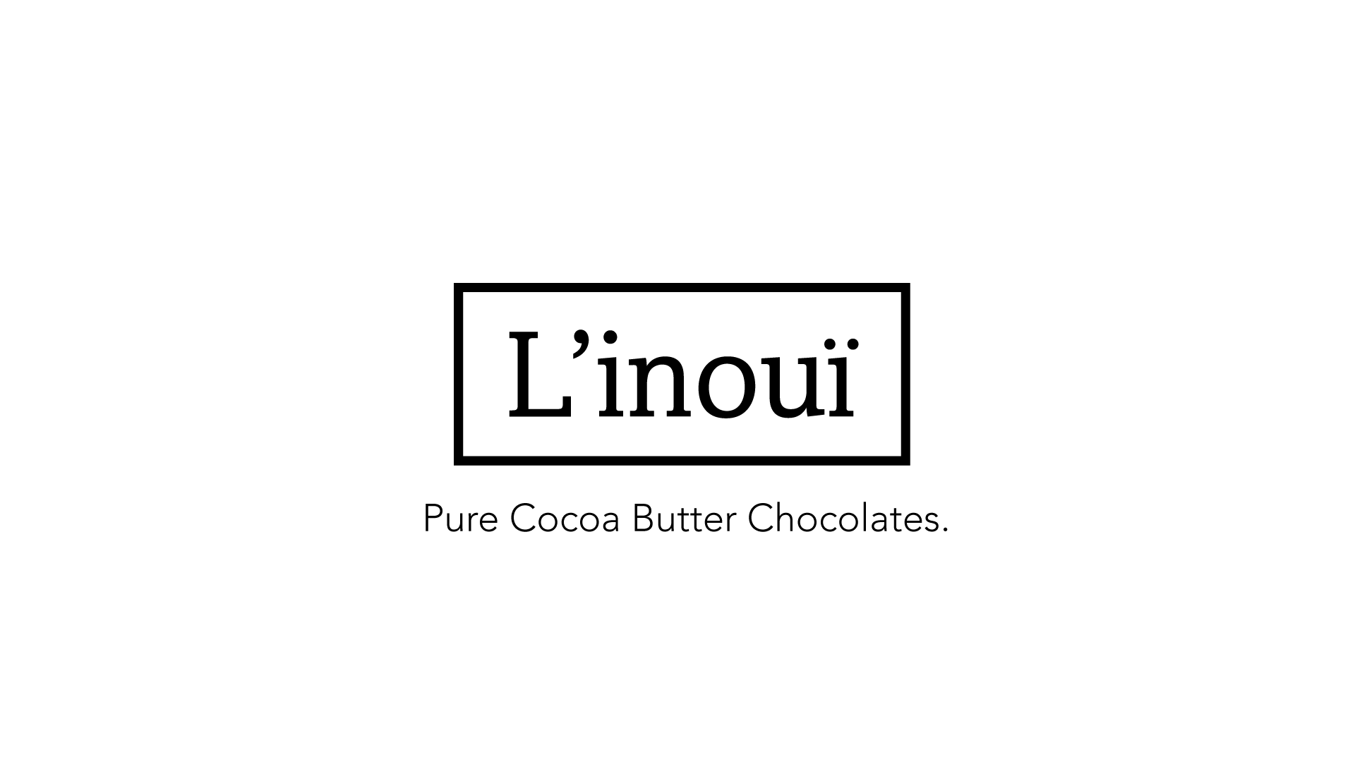 An image showing trials done during the logo development for L'inouï.