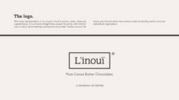 This image displays the final L'inouï logo.