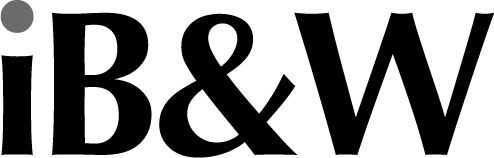 iB&W Logo, Straight Tight Crop